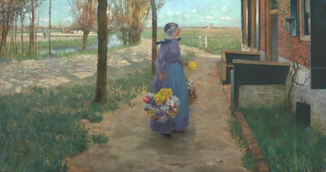 Fleuriste en Hollande, 1887