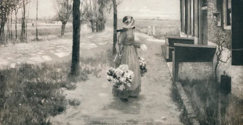 Fleuriste en Hollande, 1887, 1912