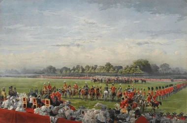 La première distribution de la VC par la reine Victoria, Hyde Park, 26 juin 1857, publié par Henry Graves and Co., 25 juin 1858