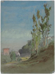 Albano, Italie, vers 1872