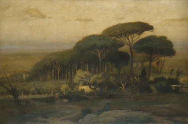 Pinède de la Villa Barberini, 1876