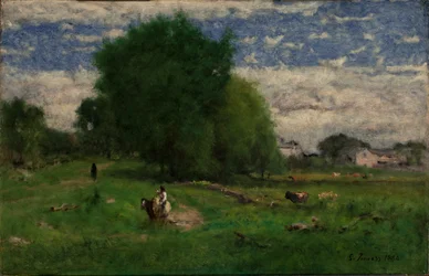 La route vers le village, Milton