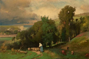 Colline à Étretat