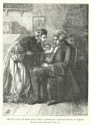 Illustration pour « Le Vicaire de Wakefield » (gravure)