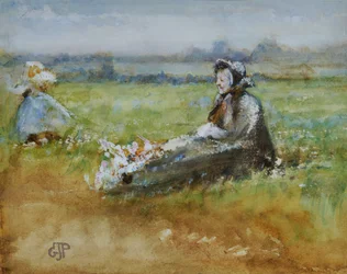 Dans le pré