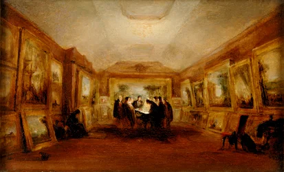 Le corps de Turner exposé, 29 décembre 1851, après 1851