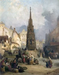 Vue de Nuremberg, Allemagne
