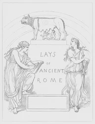 Frontispice pour Lays of Ancient Rome par Lord Macaulay