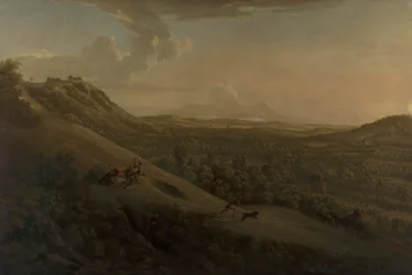 Box Hill, Surrey, avec Dorking au loin