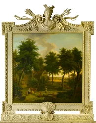 Paysage avec figures, 1757
