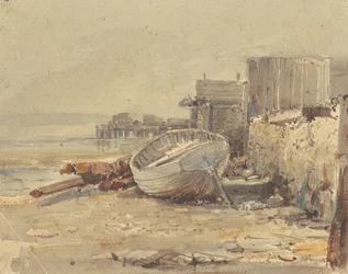 Navire échoué, c.1880
