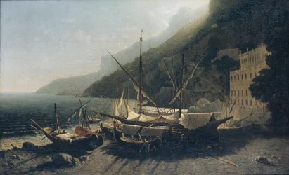 Vue sur Amalfi, baie de Salerne