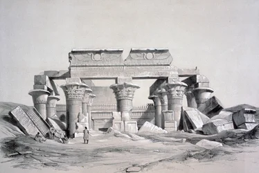 Koom-Ombos, Égypte, 1843