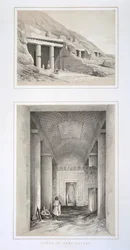 Tombes de Beni-Hassan, Égypte, 19ème siècle