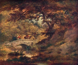 Scène boisée, vers 1795