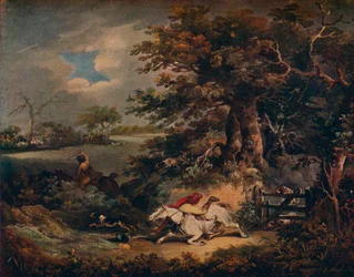 Pleine Course - Et Une Chute, vers 1790, 1922