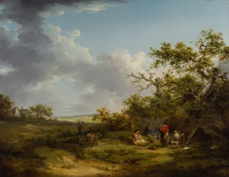 Paysage avec un Campement de Bohémiens