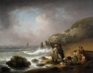 Chasse aux oiseaux de mer, 1795
