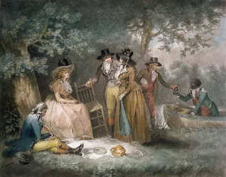 Le repas des pêcheurs, gravé par William Ward, publié par J.R. Smith, 1789
