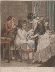 La coquette à sa toilette