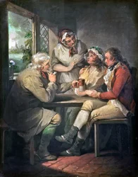 Le retour du soldat, vers 1790 (huile sur toile)