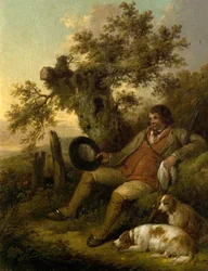 Le Chasseur se reposant, vers 1790