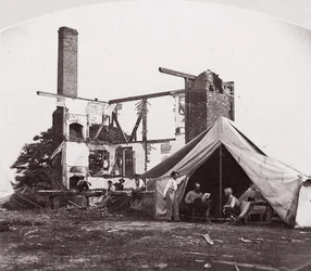 Bull Run, maison de Mme Henry, 21 juillet 1861, 1861