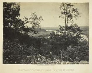 Vallée de Chattanooga depuis Lookout Mountain