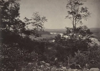 Vallée de Chattanooga depuis Lookout Mountain, années 1860