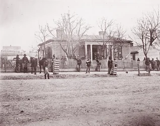 Quartier général du général Sherman ou Thomas, Chattanooga, vers 1864