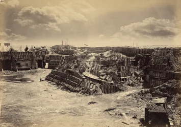 Vue intérieure de Fort Sumter