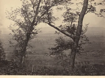 Orchard Knob depuis Mission Ridge, 1864-1866 (photo)