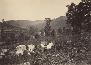 Passage dans la chaîne de Raccoon, Whiteside No. 2, années 1860
