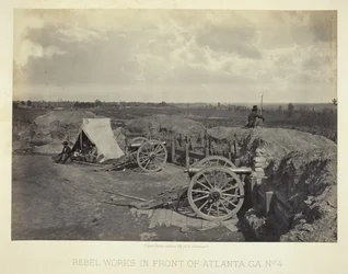 Travaux rebelles devant Atlanta, GA, No. 4, 1864