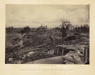Fortifications rebelles devant Atlanta, Géorgie, no 1