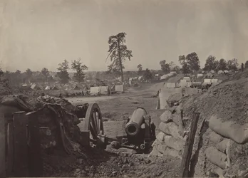 Travaux rebelles devant Atlanta, Géorgie No. 3