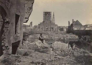 Ruines à Charleston, Caroline du Sud, années 1860