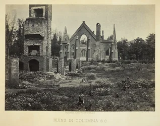 Ruines à Columbia, S.C., 1865