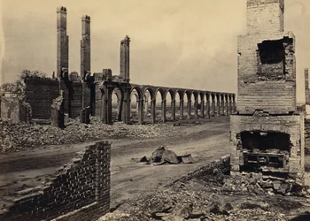 Ruines du dépôt ferroviaire, Charleston, Caroline du Sud