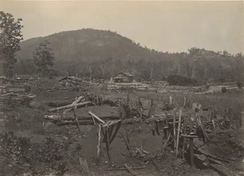 Le front de la montagne Kenesaw, Géorgie