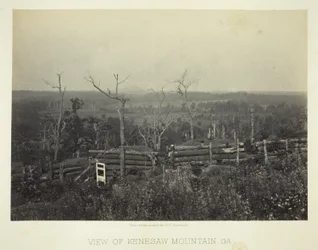 Vue de Kenesaw Mountain, Ga.