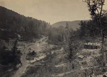 Vallée de Whiteside sous le pont