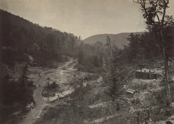Vallée de Whiteside sous le pont
