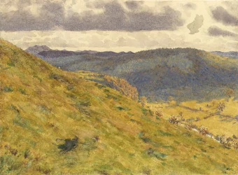 Vallée de la Teme, un matin ensoleillé de novembre, 1960