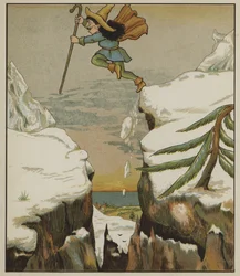 Illustration de Rumpelstiltskin par les frères Grimm