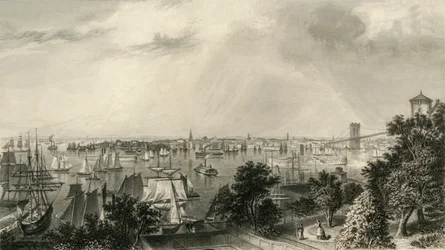 Ville de New York, depuis Brooklyn Heights