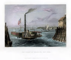Le ferry à Brooklyn, New York, USA