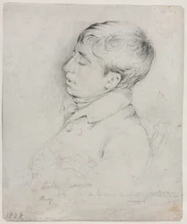 Portrait de Welby Sherman endormi dans un fauteuil