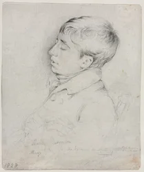 Portrait de Welby Sherman endormi dans un fauteuil, 1828