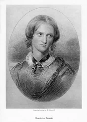Charlotte Brontë, romancière anglaise, 1850